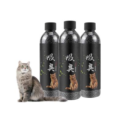 China 300g Viable Cat Litter Mate Deodorizer High Adsorption Cat Litter Beads Deodorizer Crystal Deodorant Beads for sale