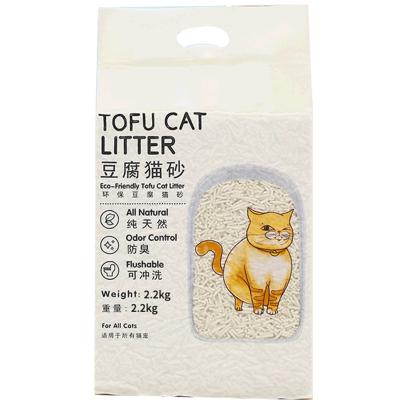 China Cat Natural Clumping Flushable Bentonite Environmentally Friendly Tofu Cat Litter Pet Sand Viable Quality for sale