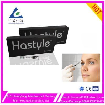 China 2ml 2017 hot sale hastyle facial HA filler/ Injection Hyaluronic acid filler /injectable dermal filler for sale