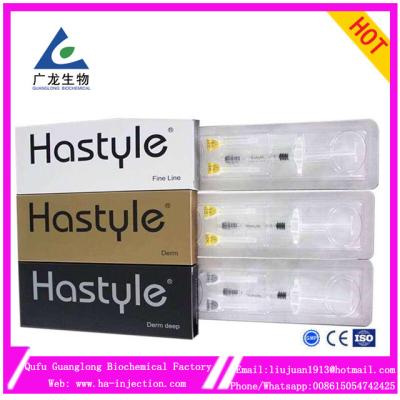 China 2ml Hastyle yonger GMP Plant injectable hyaluronic aicd dermal filler Deep Line for sale