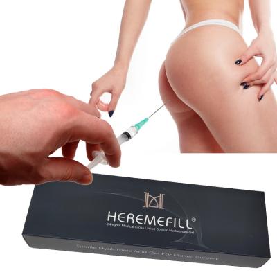 China Heremefill hyaluronic acid acido hialuronico buttocks enlargement injectable ha gel dermal filler for body for sale