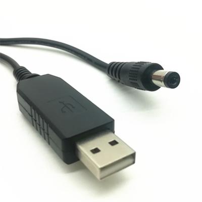 China Industrial 5V 9V To 12V Step Up 12V USB Cable 5V Boost To 1A Converter USB To 12v DC Cable for sale