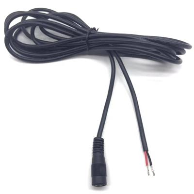 China 20 A.W.G. 5.5x2.5mm 2.1mm dc power jack industrial jack power cable for sale