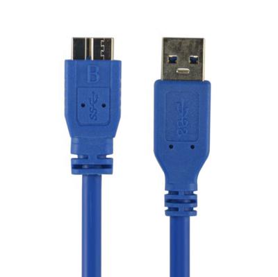 China Industrial Fast Charger USB 3.0 to Micro-B Data Transfer Micro B USB3.0 Cable for sale