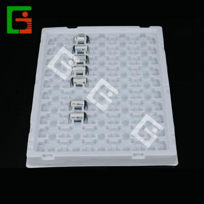 China Hard Black PVC Plastic Pallet Single Faced Tray Blister Packing PS Pstic Pallet Custom PVC Blister Package Insert Pvc Pallet for sale