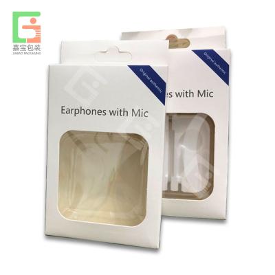 China Recyclable Color Tray Blister Earphone Packaging Box Wire Earphone Packaging Packaging Boxes for sale