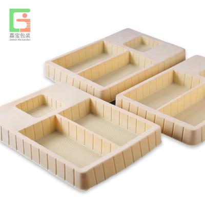 China Recyclable Lipstick Blister Packaging Box Customized Cosmetic Flocking Inner Blister Tray Plastic PVC Tray for sale