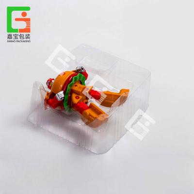 China Recycled Materials Customized UV Coating Recycled Material PET, PVC, PP, PS OEM JIABAO Toy Plastic Blister Tray poly bag + carton packing items for sale