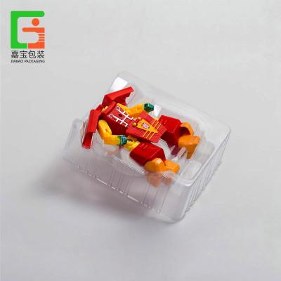 China New Recycled Materials Design Embossed UV Coated Recycled Material PET, PVC, PP, Transparent PS Toy Plastic Packaging Box Blister Tray for sale