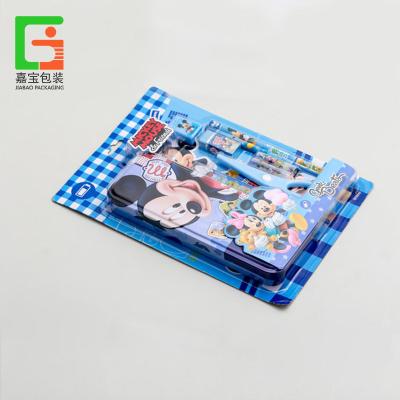 China Custom Recycled Materials Small Plastic Packaging Box , Recyclable Blister Toy Packaging Box for sale