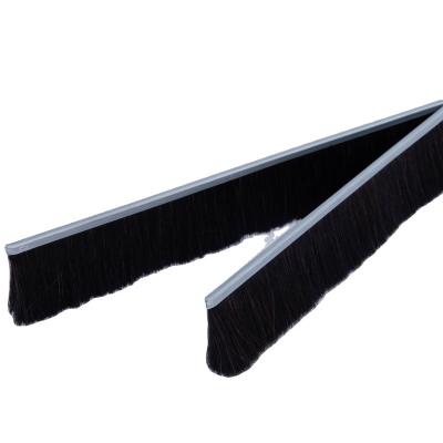 China Cleaning/Polish/Deburring Channel Strip Brush For Carpet Tape Fabric Rigid Back Upright Strip Brush for sale