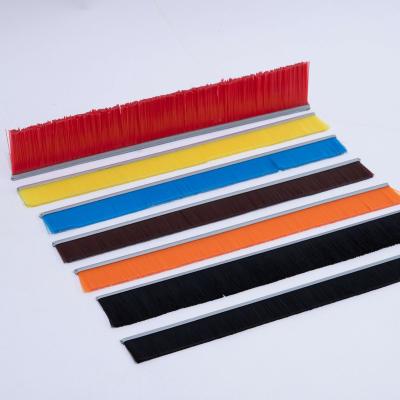 China Cleaning / Polishing / Deburring Industry Brushes Rotating Transport Door Brush Stripping striprevolving strip for sale