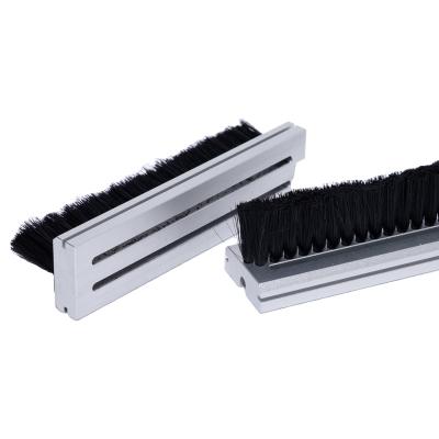 China Cleanging Caulk Industrial Brush Strip Nylon Aluminum Brush for sale