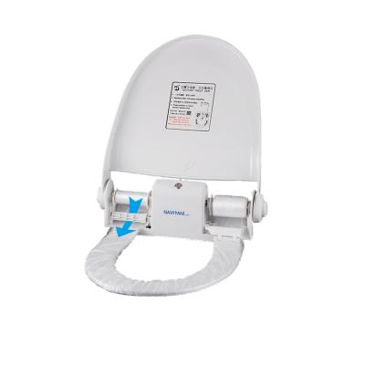 China Intelligent Hygienic Toilet Seats Slow-end Toilet Seat Cover With Disposable Plastic Sheet for sale