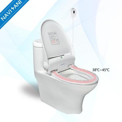 China Automatic Intelligent Heated Toilet Ring Disposable Slow-end Toilet Seat Sensor Toilet Seat Cover Film for sale