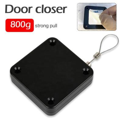 China New Modern Promoted Punch Free Automatic Door Operators Suitable For All Doors 800g Tension Sensor Automatic Door Closer for sale