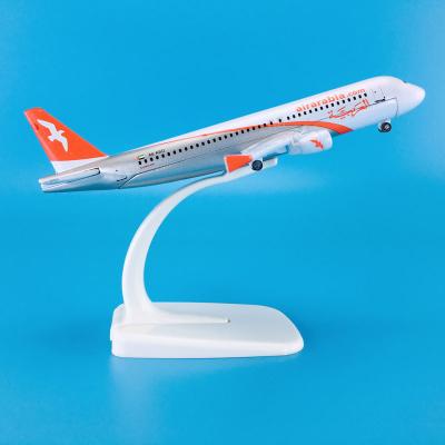 China Global Hot Sale 1:235 New Product 16cm Baza Airplane Model Aircrafts Airbus A320-200 Airarabia Zinc Alloy Model for sale