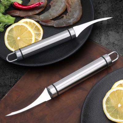 China Wholesale hot sale new product viable kitchen tools SQ-3019 creative home use 420 stainless steel fish knife shrimp knife for sale