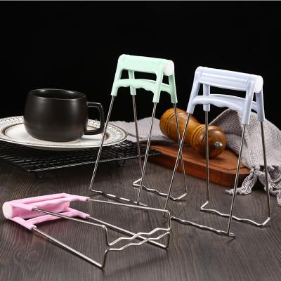 China Manufacturer Direct Selling High Quality Sustainable Kitchen Tools Stainless Steel Chuck Holder Dish Chuck Holder Bowl Pot Plate for sale