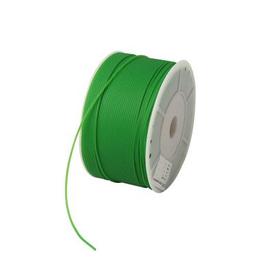 China Gardens Industrial Curtain Rubber Belt For Electric Curtain Track Fences Curtain Belt PU Round Belt Green for sale