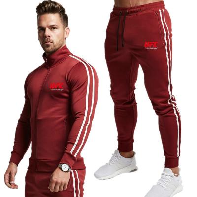 China Breathable Mens Fitness Sport Suit Training Training Suits Custom Summer Sweater Pants Two Piece Set Training Suit For Men for sale