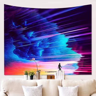 China New Classic/Postmodern New Hot Sale Home Customized Creative Hanging Wall Cloth Fabric Paintings Tapestry Wall Decoration Blanket for sale