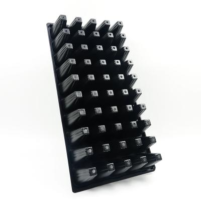 China Planting 50 Hole Plant Seedling High Quality Plastic Vegetable Initiator Flower Cells Planting Seed Sprouter Tray for sale