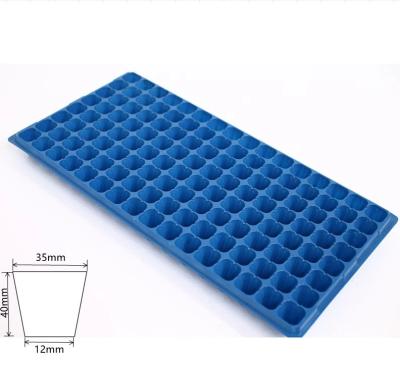 China Planting Flowers 128 Cells Around Hole Seedling Tray For Garden Plants Growing Cultivars for sale