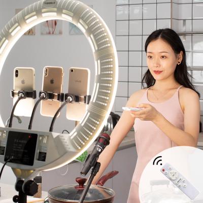 China 100W de 22 van Hoofd duimring light fs-640II 3200K Schoonheidsmake-up van Ring Fill Light For Eyelash Te koop