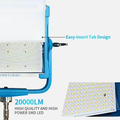 China La película portátil de DMX LED enciende la aleación de aluminio, luces de la fotografía de 200 vatios SMD LED en venta