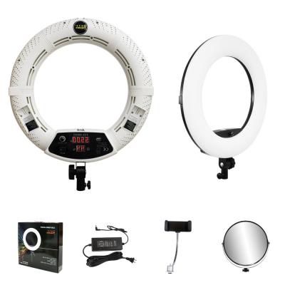 China FD-480II 18 inch digital led Ring Light bi color 3200K 5500K For Makeup Photography Live Streaming for sale