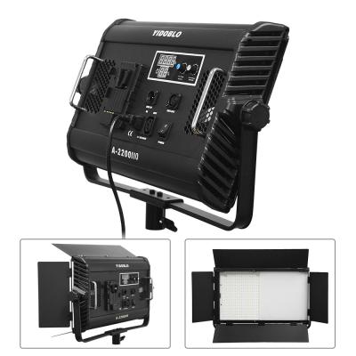 China Professional Bi Color Led Video Light Panel Photographic Equipment Studio Lighting Kit 100w 3200K 5500K for sale