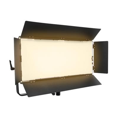 China Daylight photography bi color panel light led 3200-5500k camera flash lights full metal video lighting equipment 300w for sale