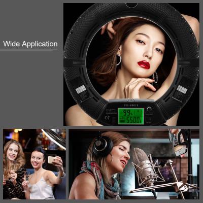 China live ring lamp 18 inches makeup led circle ring light with tripod stand remote control FE-480II kit for sale