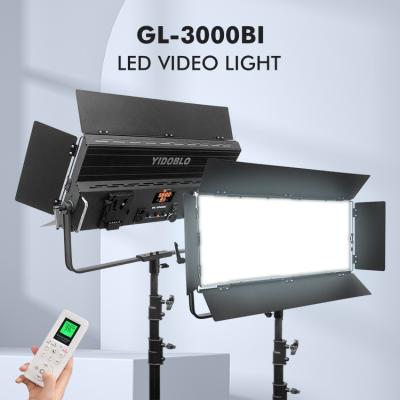 China Yidoblo GL-3000bi 300W Camera Video television studio equipment 3200k-5600k film shooting light 300w soft light for sale