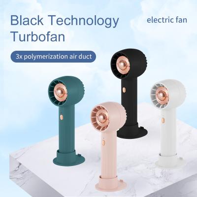 China 2022 Portable Small Usb Hotel New Arrival Fan Mini Handheld Turbo Rechargeable Fan Outdoor Electric Battery for sale