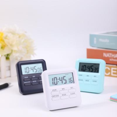 China Sustainable Timer Clock Customize Logo Magnetic Control Wholesale Smart LCD Display Countdown Kitchen Timers for sale