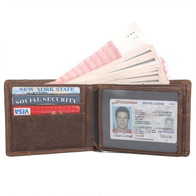 China Good Selling High Quality Real RFID Men's Wallet Luxury Rfid Leather Short Shorts Blocking Purse for sale