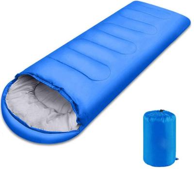 China Extended Type Blue Sleeping Bag, Lightweight 3 Season Time Sleep Sack For Women Girls Adults Kids, Microfiber Filled 5-20 Degree For Back for sale