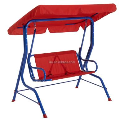 China Modern New Baby Outdoor Indoor Outdoor Children Kids Furniture Red Garden Swing Set for sale