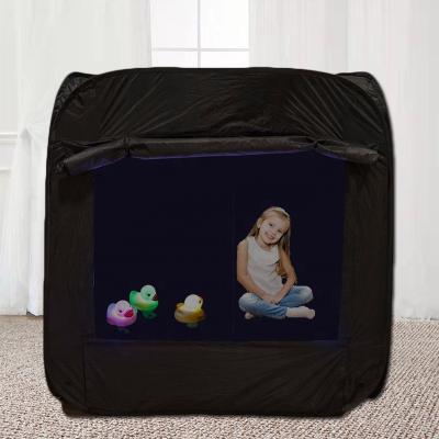 China Easy Foldable Blackout Kids Room Sensory Tent For Hangout Sensory Tent For Girls Boys Adjust Dark Hangout Use For Indoor Outdoor for sale