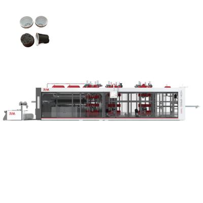 China High Speed ​​Automatic Four Tray Stations Positive And Negative Pressure And Vacuum Plastic Egg Tray Thermoforming Machine for sale