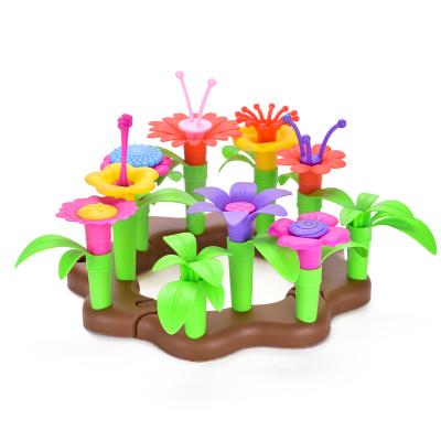 China Educational Construction Toy DIY Assembly Toys Building Flower Garden Building Toys for sale