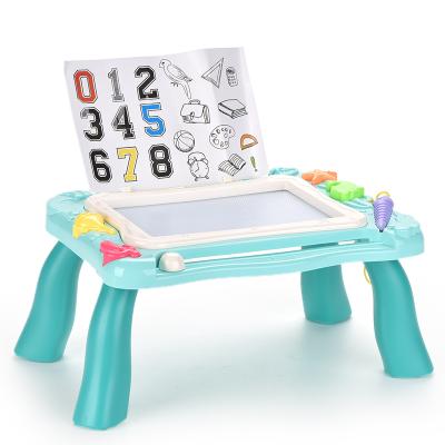 China Multi-Functional Toy Magnetic Drawing Board Plastic Educational Bracket Kids Colorful Graffiti Board for sale