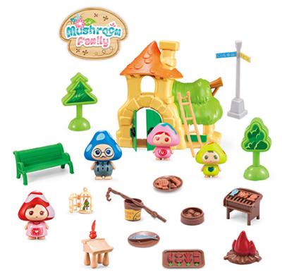 China Newest Smart Mushroom House Set Toys Pretend Game For Boys Girls JY979320 for sale