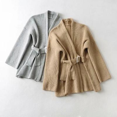 China B51341A New Breathable Women Sweater Autumn Cardigan Long Knitted Lady Sweaters for sale