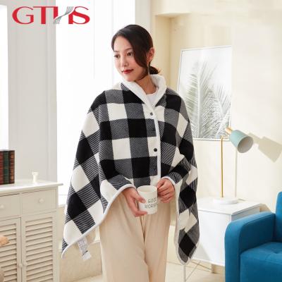 China OEM Service Lazy Blanket PORTABLE Style Oversized Free Sweatshirt Hooded With ButtonWearable Sofa Hoodie Blanket for sale