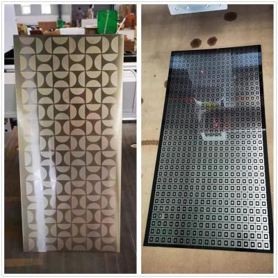 China CNC Engraving Machine for Mirror Decorative Etched Stainless Steel Sheet Elevator Door for sale