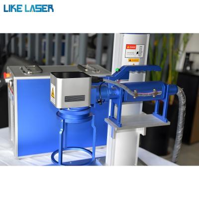 China CE Handheld Type Fiber Laser Marker for Metal Gold Brass 20W 50W Marking Depth 0-1.2mm for sale