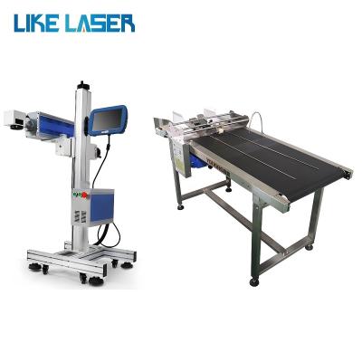 China Flying Laser Marking Machine For Standard Desktop Marking Area 175mm*175mm for sale